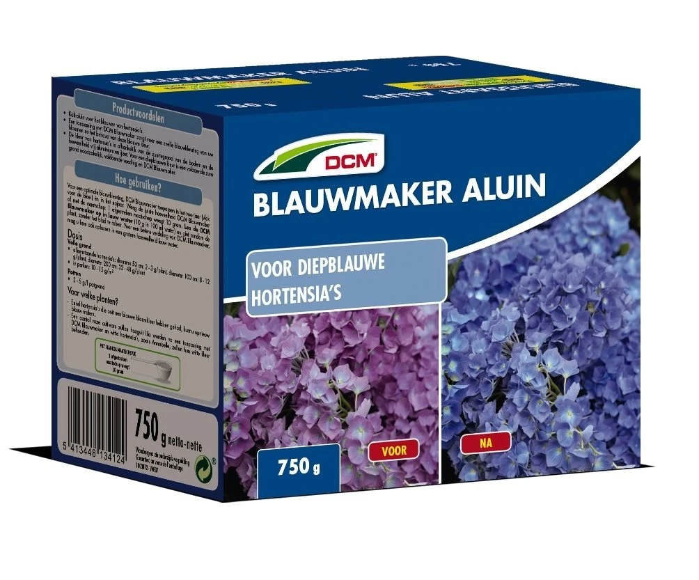 DCM Blauwmaker Hortensia's - Aluin (0,75 Kg) (SD) 1 DCM Blauwmaker Hortensia's - Aluin (0,75 Kg) (SD)