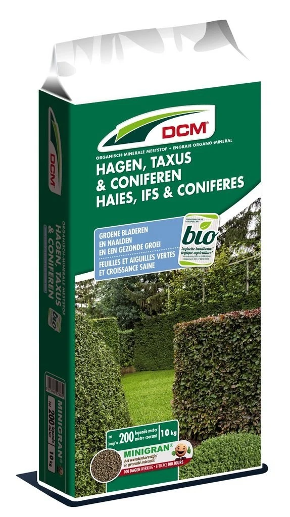 DCM Meststof Hagen, Taxus & Coniferen (MG) (10 Kg) 1 DCM Meststof Hagen, Taxus & Coniferen (MG) (10 Kg)