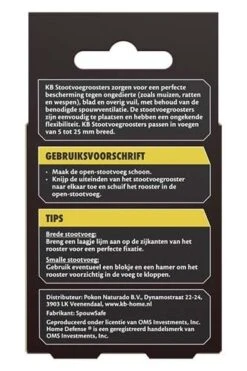 KB Stootvoegrooster RVS 50mm - 10 Stuks -Pokon Verkoop kb stootvoegrooster rvs 50mm 10 stuks 333x500 61d6fc7266bc2 l