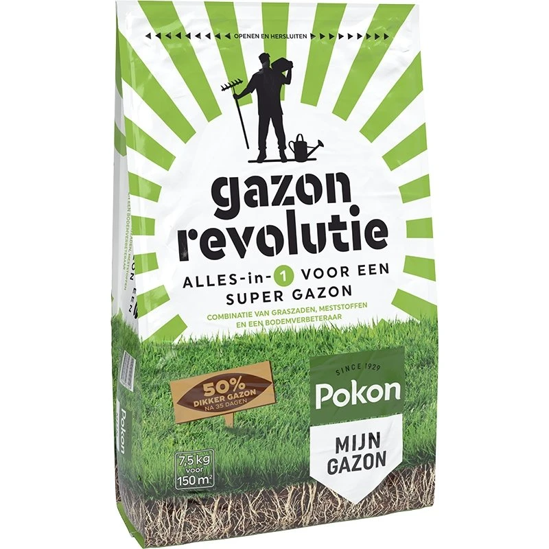 Pokon Gazon Revolutie 7,5kg 2 Pokon Gazon Revolutie 7,5kg - Afbeelding 2